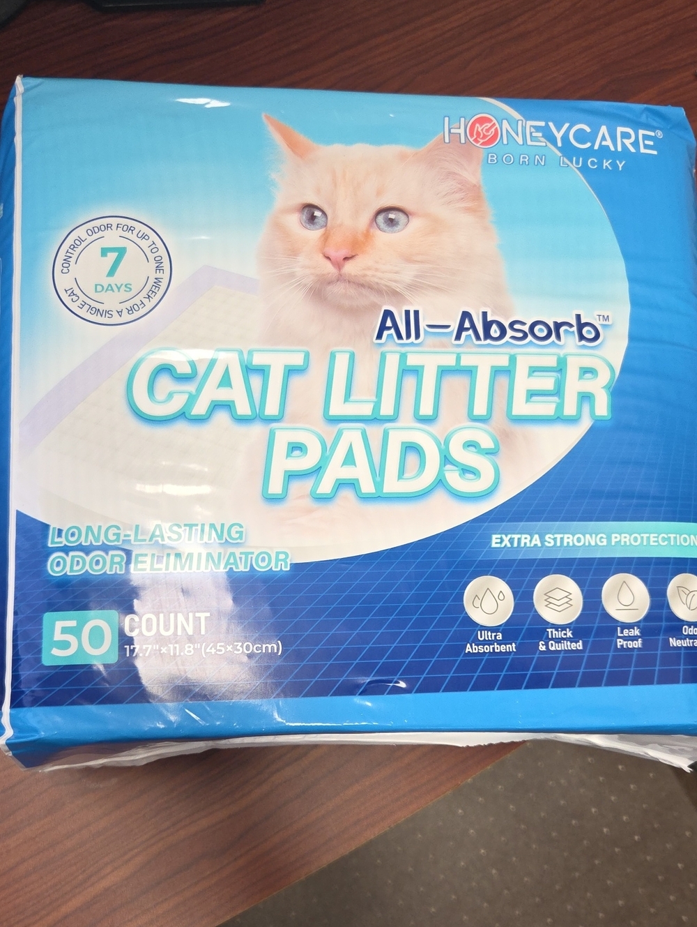 Honeycare Cat Litter Pads 50 Count